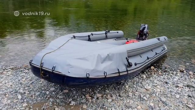 Тоннельня ЛОДКА пвх АЛЯСКА-470 под водометный мотор от компании Sibriver - краткий обзор