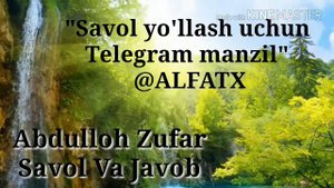 Авлиёлар ҳақида кенгроқ гапиринг? (Абдуллоҳ Зуфар Ҳафизаҳуллоҳ)