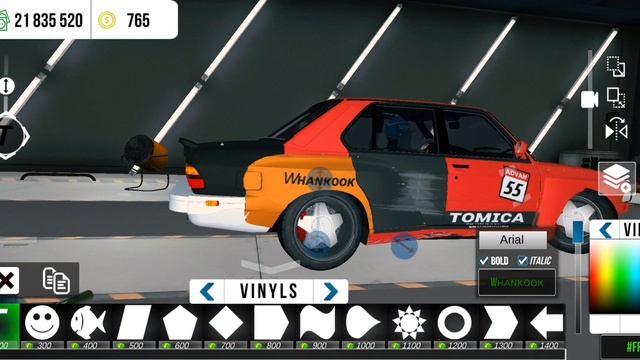 Как сделать топ винил на BMW E28 в car parking multiplayer!