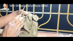 How To Make Radha Krishna Idol at Home||How To Make Radha Krishna Murti with Clay