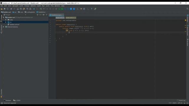 How to implement Bubble Sort in Java byAM смотреть онлайн