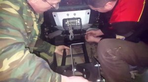 Установка отвала на BRP G2