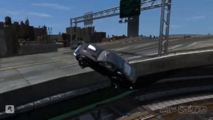 GTA IV EFLC FORD SHELBY GT500 ON STEROIDS CRASH TESTING HD (Reupload)