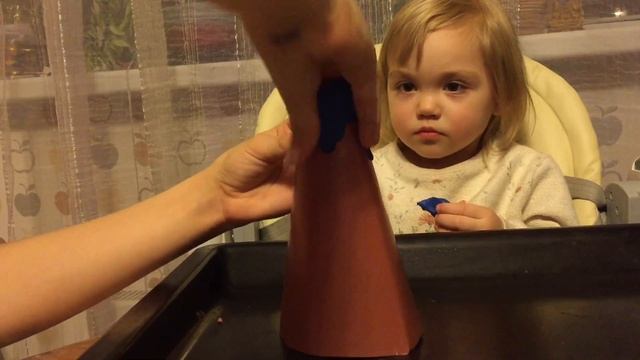 Опыты|Извержение Вулкана