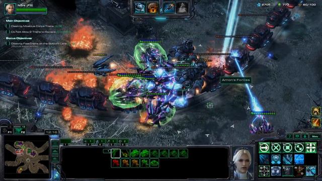 Starcraft 2 Coop Weekly Mutation - Hell Train on Brutal смотреть онлайн