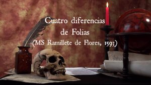 Cuatro diferencias de Folías (MS Ramillete de Flores) - vihuela