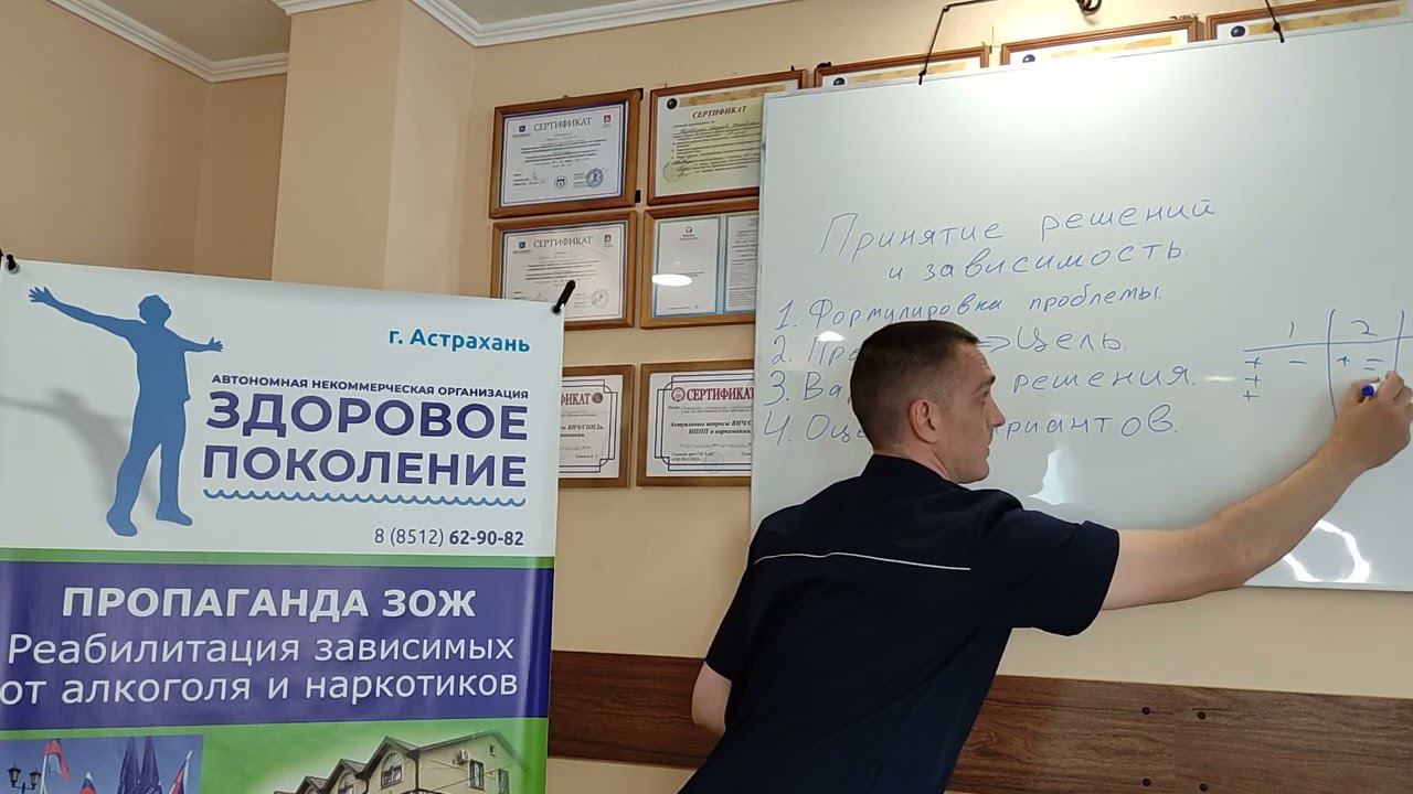 Лекция. Тема: Принятие решений и зависимость!