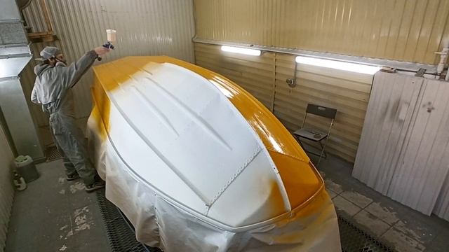 Казанка 5М4. Как покрасить лодку смотреть онлайн