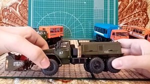 УРАЛ-4320 ВАХТОВЫЙ автобус. Сборка из трёх моделей от АИСТа, AVD Models. КОНВЕРСИЯ и обзор 1:43.