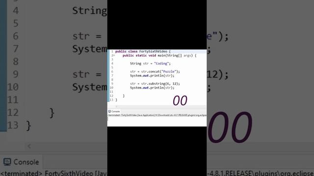 String useful functions : concat ( ) and substring ( ).