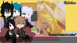 °Twisted Wonderland reacts to Yuu as Aether° |Twisted Wonderland x Genshin AU| videos in descriptio