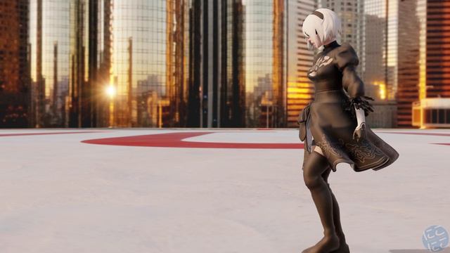 【MMD】アスノヨゾラ哨戒班【NieR:Automata】2B (日本/EN sub) [4K UHD] смотреть онлайн