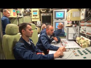 Подводный пуск ракеты «Калибр» по наземной цели