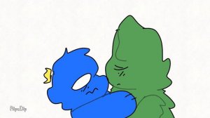 Raimbow Friends | i love you MEME ANIMATION FlipaClip BLUE x GREEN