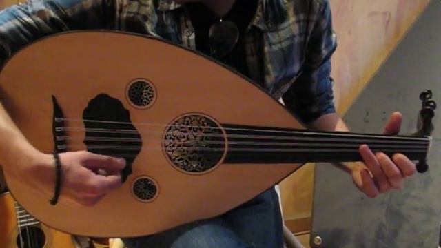 arabic oud made by Dimitris Rapakousios ,wenge body video 1 смотреть онлайн