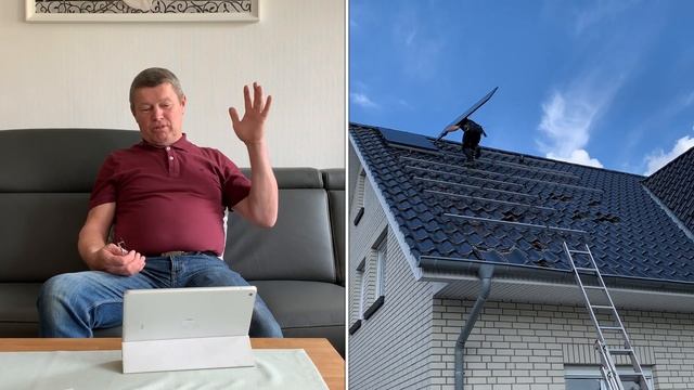 Солнечные панели/Всё своими руками/Устанавливаем солнечные батареи на крышу нашего дома смотреть онлайн