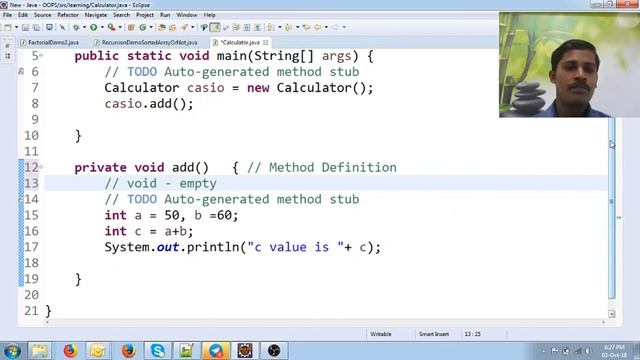 Java in Tamil - Void Keyword in Method - Java Training in Chennai - Payilagam смотреть онлайн