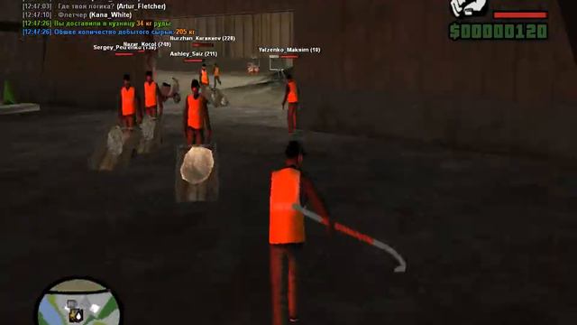 SA MP Advance RP 1 часть [Работа на шахте.] смотреть онлайн