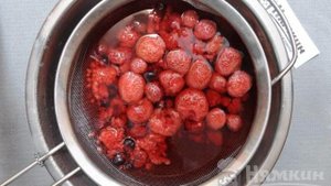 Кисель из замороженных ягод с крахмалом Ассорти