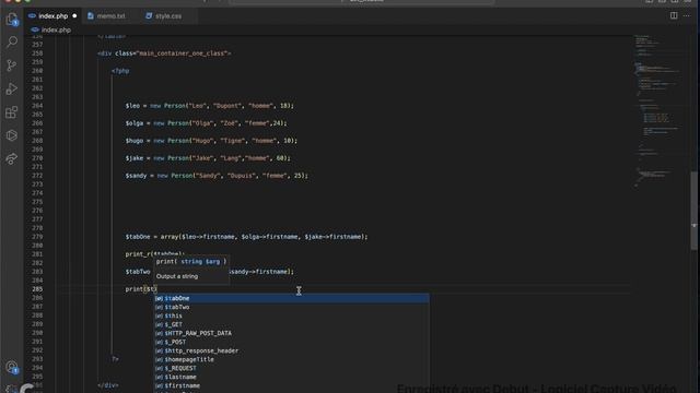 PHP : le spread operator смотреть онлайн
