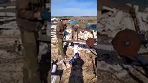 Дровокол механический вертикальный, своими руками, супер быстрая колка дров.