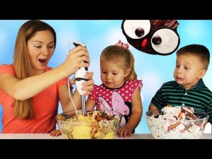 Bad Baby МОРОЖЕНОЕ Челлендж 2 ДЕЛАЕМ СМУЗИ Вредные Детки BAD BABY GIANT ICE CREAM CHALLENGE Smoothie