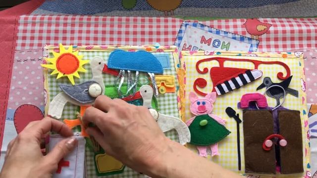 Книжка развивающая из фетра. За идею спасибо @nika_fetrova смотреть онлайн