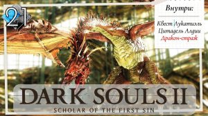 Dark Souls 2: Scholar of the first sin прохождение - часть 21 I Дракон-страж