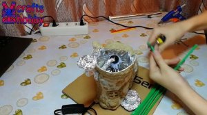 СВЕТИЛЬНИК из БУТЫЛКИ и ПАПЬЕ-МАШЕ (своими руками DIY)