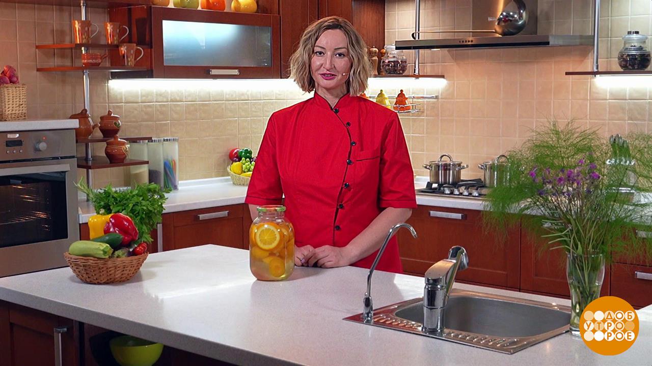 Компот из абрикосов с апельсинами. Доброе утро. Фрагмент выпуска от 18.08.2023