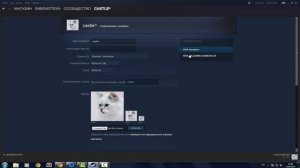 Как открыть профиль Steam