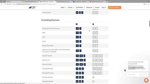 Excel 365 - How to use Keyboard Shortcuts in Excel for Mac & Windows users смотреть онлайн