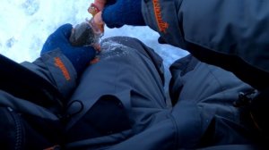 Ловля форели зимой на платнике РК "Чайка"