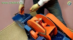 Презентация рубительной машины "Дровосек" Bx400 на бензиновом двигателе