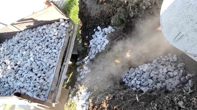 выгребная яма. засыпка бутом смотреть онлайн