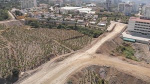 Новая дорога и новый район в Махмутларе. Состояние строительство комплекса Tekinoğlu Mahmutlar.