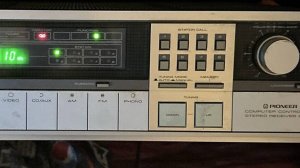 Стереоприемник Pioneer SX-40 с компьютерным управлением-Япония-1983-год