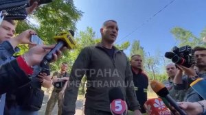Видео общения Кличко с киевлянами.