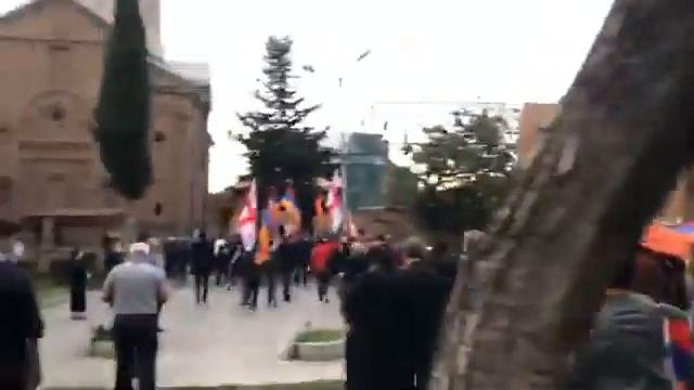 ТБИЛИССКИЕ АРМЯНЕ РЯДОМ С АРЦАХОМ И АРМЕНИЕЙ #Հաղթելուենք