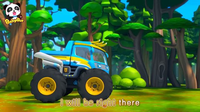 Fire Truck Rescue Team | Firefighter Song | Monster Truck | Nursery Rhymes | Kids Songs | BabyBus смотреть онлайн