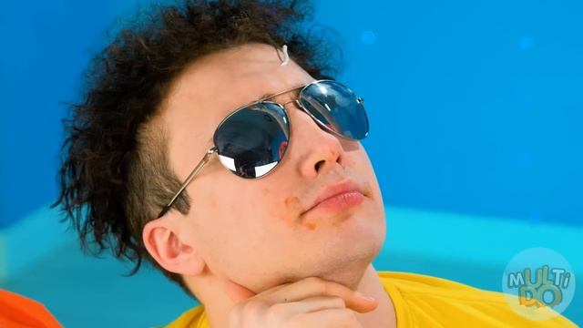 Едим Без рук vs Одной рукой vs Двумя руками Челлендж 3  Смешные ситуации с едой Multi DO Challeng