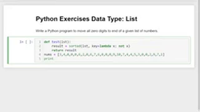 Python Exercises Data Type: List ( Day -1 )