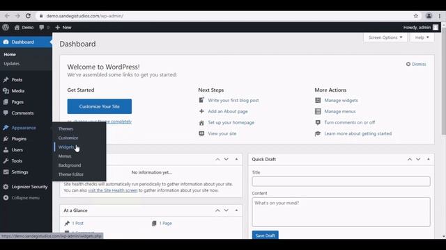 Wordpress Dashboard anatomy explained #wordpress #wordpresstutorial