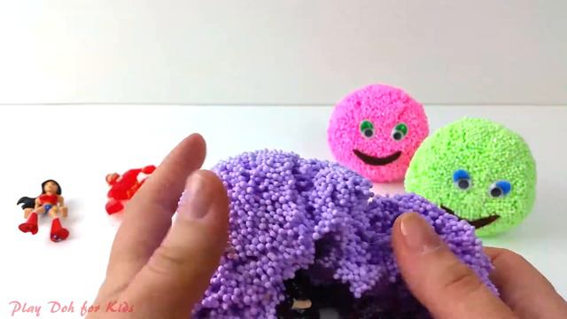 Play Foam Surprise Eggs Learn colors for Kids Toys Finger Family Nursery Rhymes Songs смотреть онлайн