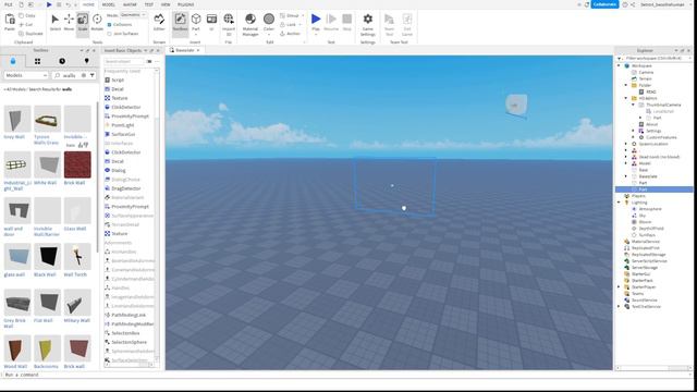 ONEDAYS15 СТАЛ РАЗРАБОМ ИГР? СТРОИМ СМЕШНОЙ ПЛЕЙС В ROBLOX STUDIO,часть 1) [подпишись(]