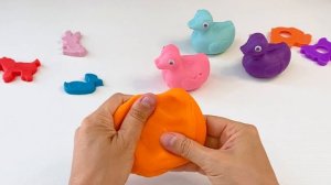 Учим цвета с Уточками из Пластилина Play Doh