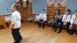 Пляска парней "под гармонь"  ОДФА "Боркунцы" с.Нюксеница Вологодская область.