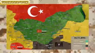 Наступление ССА и ВС Турции на севере Сирии (осень 2016г.).