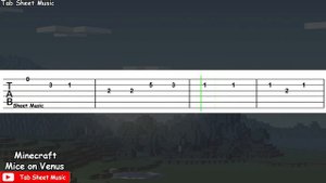 Minecraft - Mice On Venus (C418) Guitar Tutorial