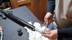 Lifan KP250 замена масла в вилке